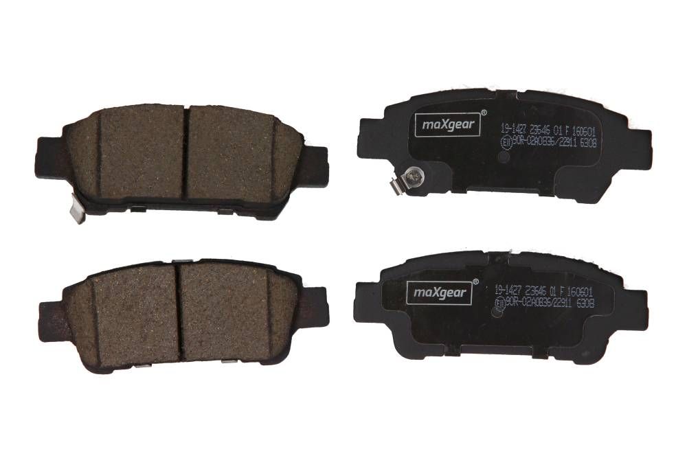 KLOCKI HAMULCOWE TYŁ TOYOTA AVENSIS VERSO 01- 2,0D4D PREVIA 00- MaXgear 19-1427