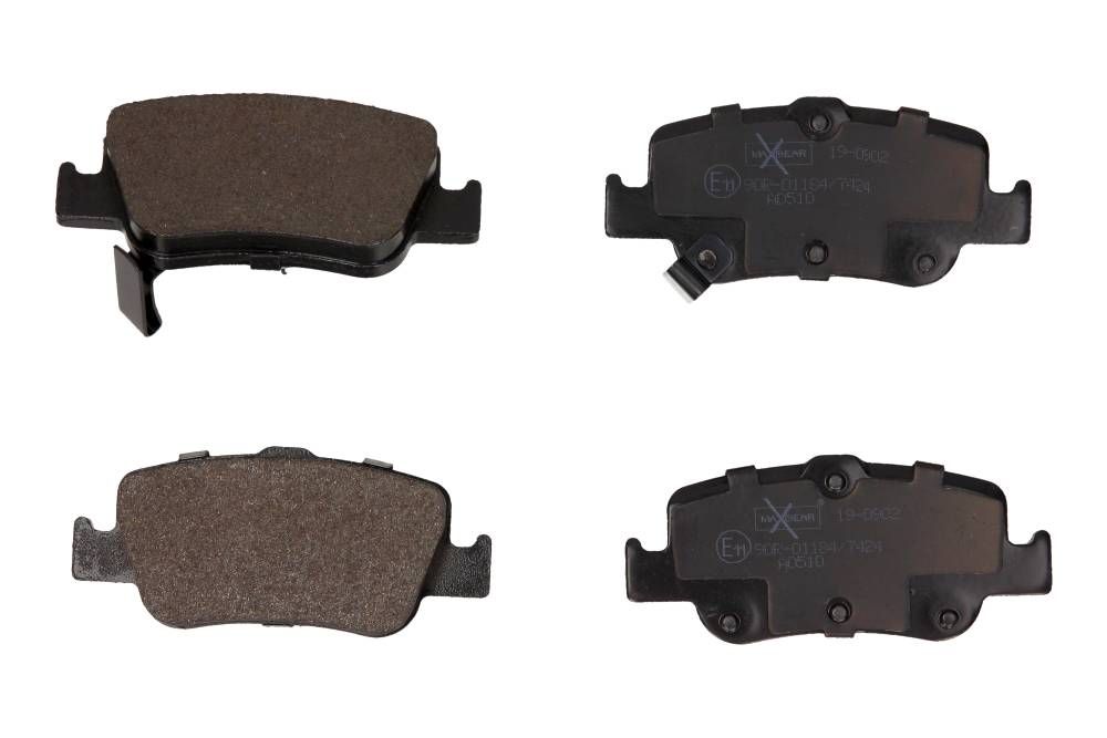 KLOCKI HAMULCOWE TYŁ TOYOTA AURIS 06/12- UK MaXgear 19-0902