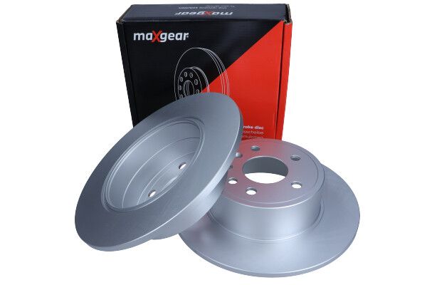TARCZA HAMULCOWA TYŁ OPEL VECTRA B 2,0 16V 2,5 24V 2 Z POWŁOKĄ ANTYKOROZYJNĄ MaXgear 19-0745MAX