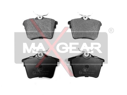 KLOCKI HAMULCOWE TYŁ PEUGEOT 407 04- 1,6-3,0 MaXgear 19-0423
