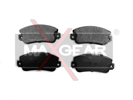 KLOCKI HAMULCOWE PRZÓD FIAT UNO PANDA LP_509 bez czujnika MaXgear 19-0482