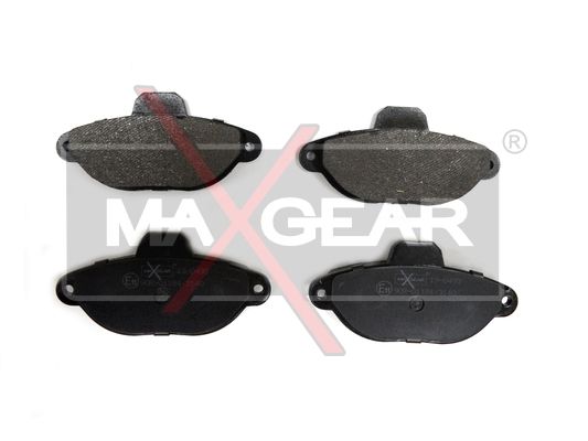 KLOCKI HAMULCOWE PRZÓD FIAT PUNTO 55-75 SEICENTO CC PANDA MaXgear 19-0493