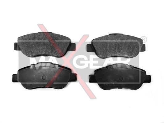 KLOCKI HAMULCOWE PRZÓD FIAT PANDA 1,3JTD 03- MaXgear 19-0521