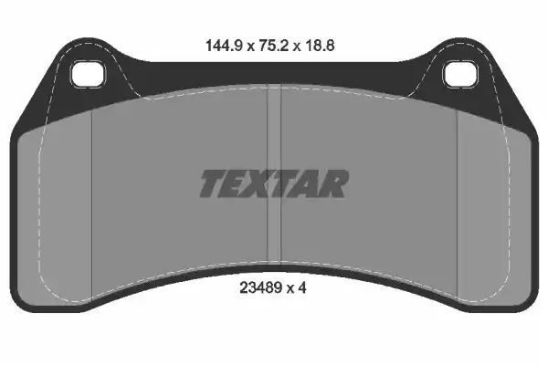 Klocki hamulcowe przód Jaguar S-TYPE 4,2 02-09 SYS. BREMBO Textar 2348901