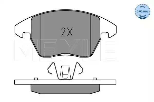 KLOCKI HAMULCOWE PRZÓD CITROEN C4 2,0 04-11 MEYLE 252358919