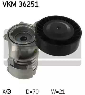 Napinacz paska wielorowkowego Volvo S40 C70 2,4 04- SKF VKM36251