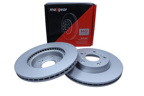 TARCZA HAMULCOWA PRZÓD HONDA CIVIC 06- Z POWŁOKĄ ANTYKOROZYJNĄ MaXgear 19-1324MAX