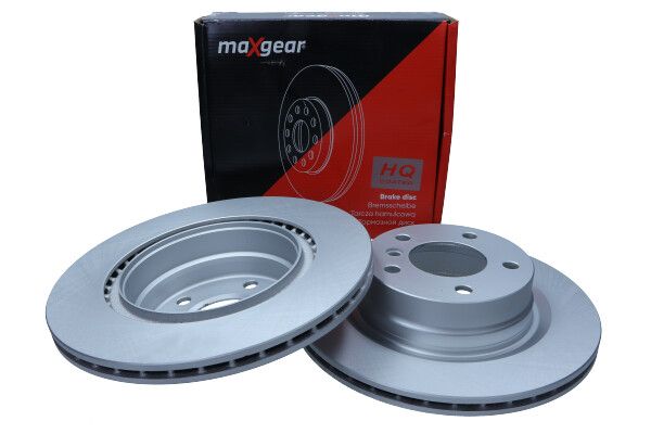 TARCZA HAMULCOWA TYŁ BMW E87 E90 04- Z POWŁOKĄ ANTYKOROZYJNĄ MaXgear 19-1849MAX