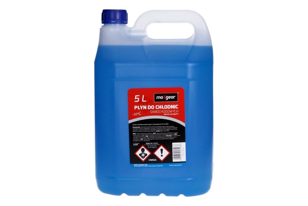 PŁYN DO CHŁODNIC 5L -35°C (NIEBIESKI) G11 NA DODATKACH BASF MaXgear 36-0075