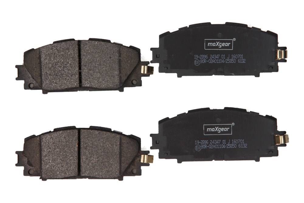 KLOCKI HAMULCOWE PRZÓD TOYOTA YARIS 06- wersja japońska MaXgear 19-2896