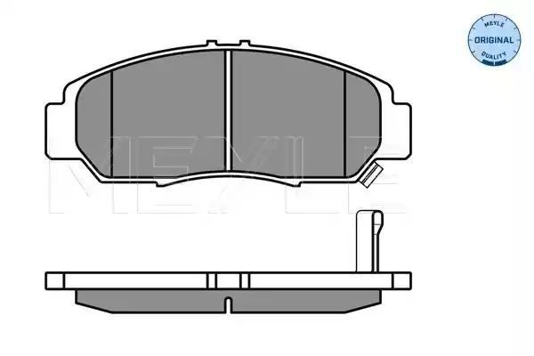 KLOCKI HAMULCOWE PRZÓD HONDA STREAM 01- Z CZUJNIKIEM MEYLE 0252372916/W