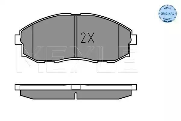 KLOCKI HAMULCOWE PRZÓD HYUNDAI H-1 2,4-2,5D 97-04 Z CZUJNIKIEM MEYLE 0252353617/W
