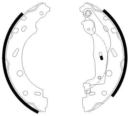 Szczęki hamulcowe SMART FORTWO 07- CABRIO COUPE Textar 91066600