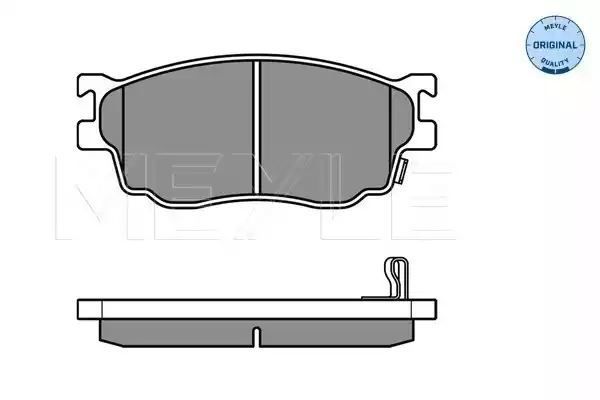 KLOCKI HAMULCOWE PRZÓD MAZDA 626 PREMACY 97-05 Z CZUJNIKIEM AKUSTYCZNYM MEYLE 0252377716/W
