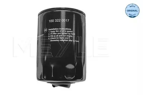 FILTR OLEJU VW 1,8T 20V MEYLE 1003220017