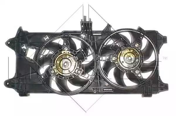 Wentylator chłodnicy Fiat DOBLO 1,3 1,9D 01- 270 105W PODWÓJNY NRF 47233