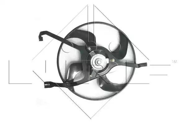 Wentylator chłodnicy Citroen C5 04- 100W NRF 47448