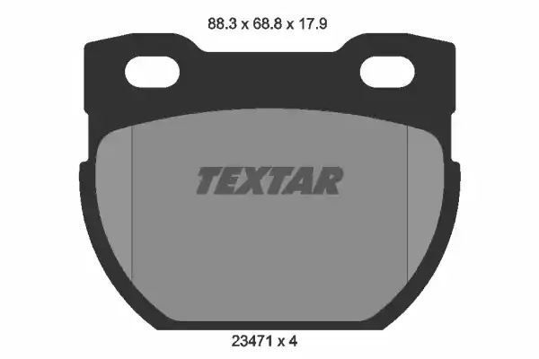 KLOCKI HAM. LAND ROVER T. DEFENDER 110 07/2001> Textar 2347103