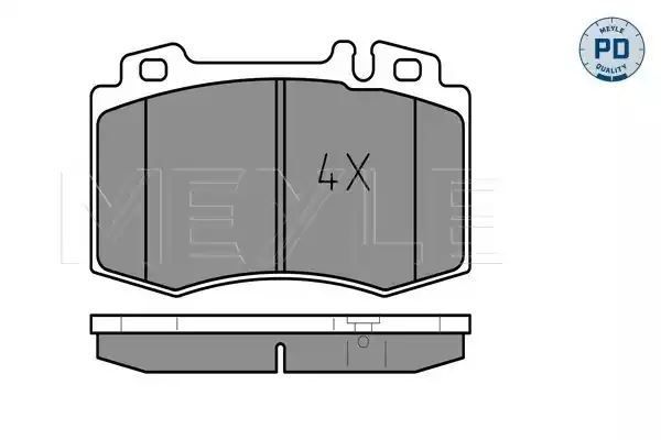 KLOCKI HAMULCOWE PRZÓD MERCEDES W211 02- E320-500/CLS MEYLE 0252374517/PD
