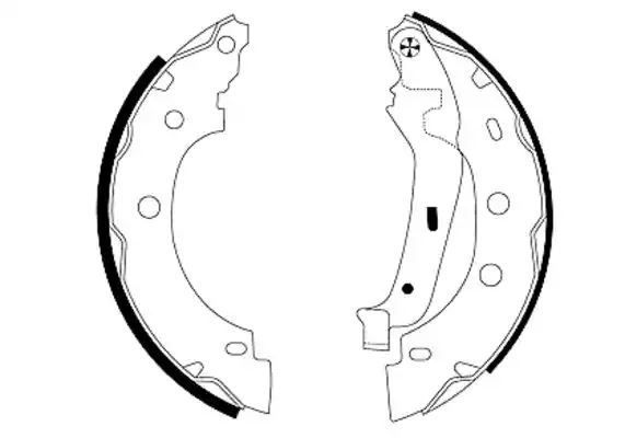Szczęki hamulcowe Renault KANGOO 98- 203,2x37 Textar 91052800