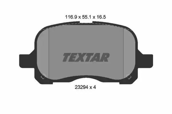Klocki hamulcowe przód Toyota COROLLA 97- II OPCJA Textar 2329402