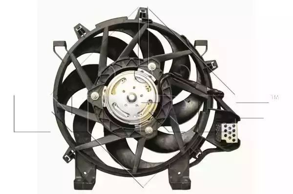 WENTYLATOR CHŁODNICY OPEL CORSO, COMBO 11/01- NRF 47690