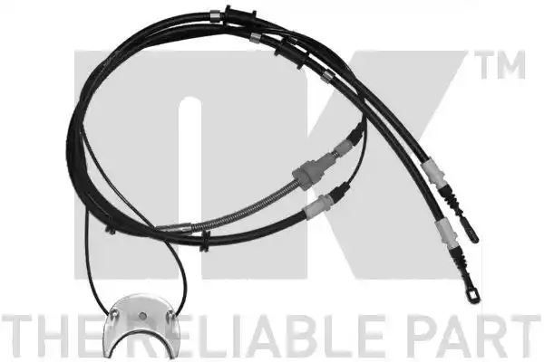Linka hamulca ręcznego Ford SCORSAPIO 91- dł.3720 NK Autoparts 902580