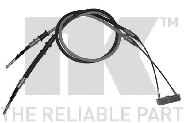 Linka hamulca ręcznego Opel VECTRA A 89-95 tył 1367 1510 NK Autoparts 903679