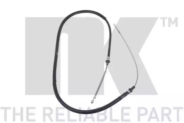 Linka hamulca ręcznego CADDY 95-04 LE PR tył dł.1671 NK Autoparts 9023113