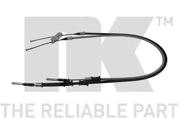 Linka hamulca ręcznego Opel VECTRA CALIBRA 89-97 LE PR tył 1350 1500 NK Autoparts 903688