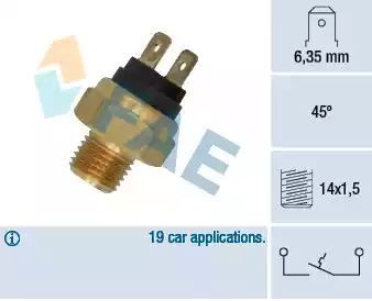 Czujnik temperatury wody Alfa Romeo 33 145 146 1,4-1,7 FAE 35500
