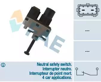 Włącznik świateł STOP Ford FOCUS 1,4-2,0 00- FAE 24850
