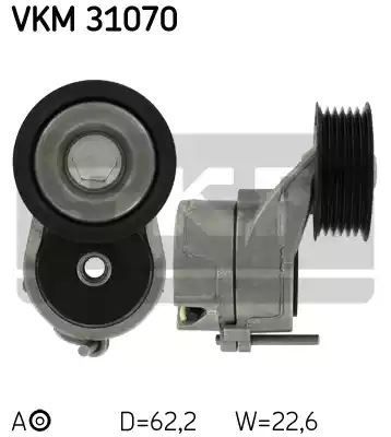 Napinacz paska wielorowkowego VW 3,2 3,6 SKF VKM31070