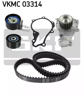 Zestaw rozrządu Ford 06- 1,4TDCI PASEK 139Z Z POMPĄ SKF VKMC03314