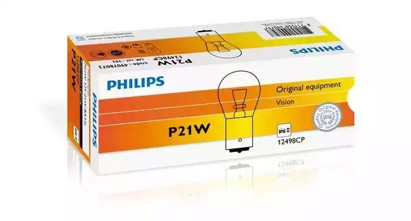 ŻARÓWKA P21W 12V/21W (STOP/KIERUNKOWSKAZ) BA15S PHILPS Philips 12498CP