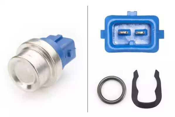 Czujnik temperatury wody Audi 80 100 Hella 6PT009107551