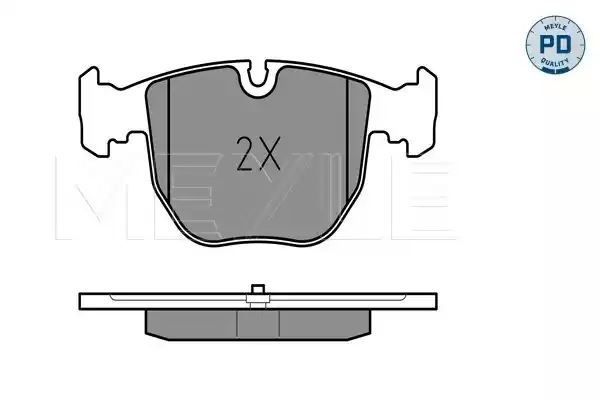KLOCKI HAMULCOWE PRZÓD BMW E39 520-540 11/95- MEYLE 0252148619/PD