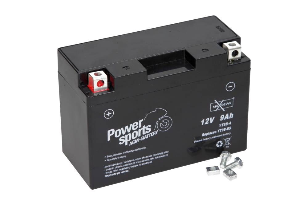AKUMULATOR MOTO. 12V 9AH 140A L+ (WYM:150X70X104) MaXgear 85-9034