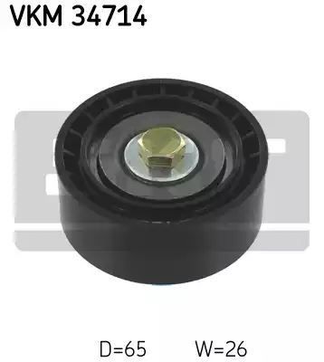 ROLKA PASKA WIELOROWK. FORD TRANSIT CUSTOM 2,2TDCI 12- SKF VKM34714