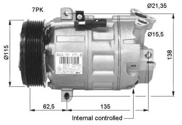 KOMPRESOR KLIMATYZACJI RENAULT MASTER 10- NISSAN PRIMASTAR NRF 32425G