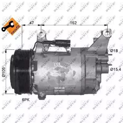 KOMPRESOR KLIMATYZACJI MINI COOPER 01-07 NRF 32409