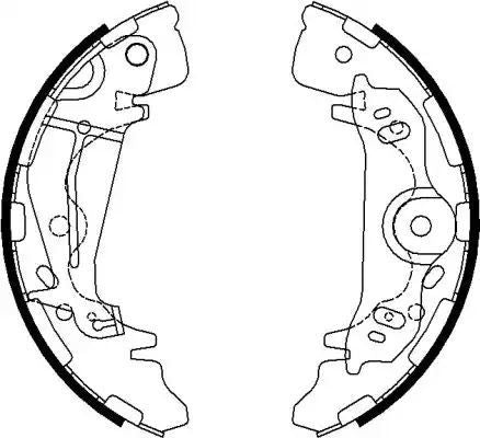 Szczęki hamulcowe Hyundai H1 00-07 Textar 91075800