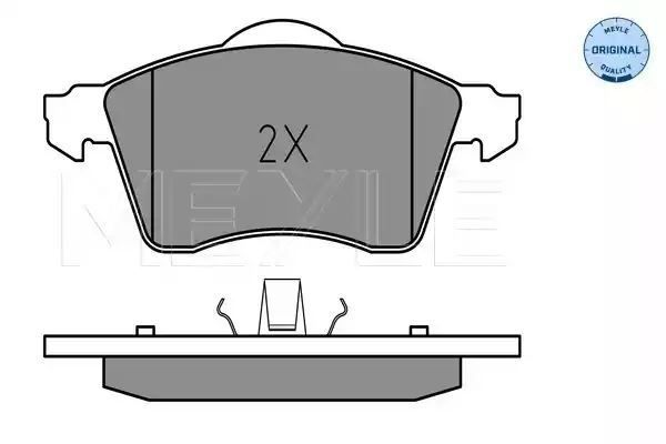 KLOCKI HAMULCOWE PRZÓD VW T4 96- MEYLE 252188319