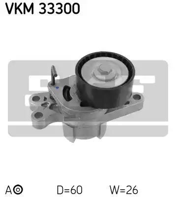 Napinacz paska wielorowkowego Peugeot 1,1-1,6 SKF VKM33300
