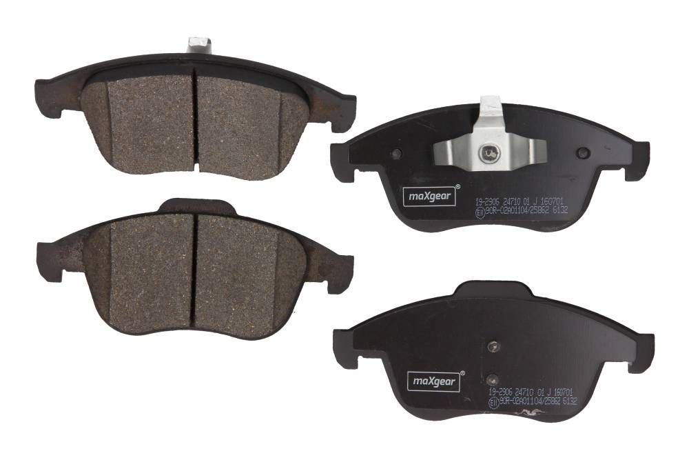 KLOCKI HAMULCOWE PRZÓD RENAULT LAGUNA 07- MEGANE 08- SCENIC 09- MaXgear 19-2906
