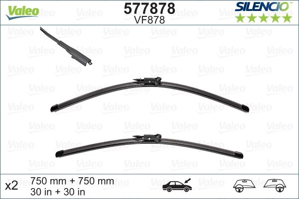 WYCIERACZKA SILENCIO XTRM Ford TRANSIT CONNECT 13- Valeo 577878