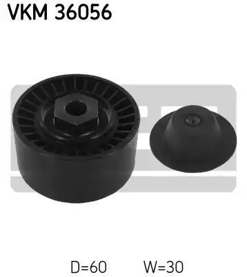 ROLKA PASKA WIELOROWK. RENAULT 1,2 16V 07- SKF VKM36056