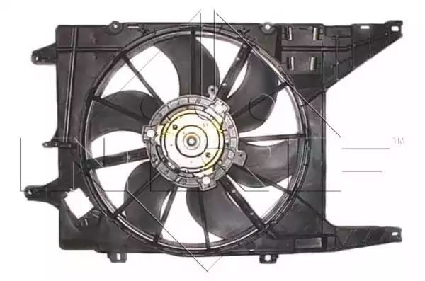 Wentylator chłodnicy Renault MEGANE SCENIC 96- 540W z obudową NRF 47367