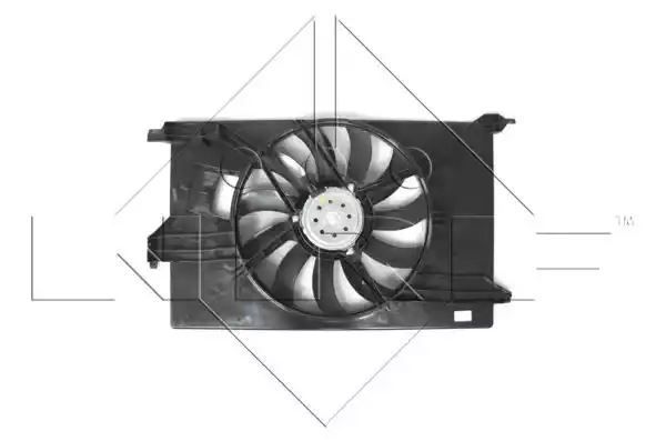 Wentylator chłodnicy Opel VECTRA C 1,6 1,8 04- z obudową NRF 47458