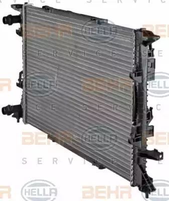 Chłodnica VW A4 A5 A6 07- Q5 08- Seat EXEO 08- Hella 8MK376753491